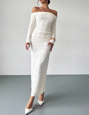 Rochie lunga SHEIN, alb