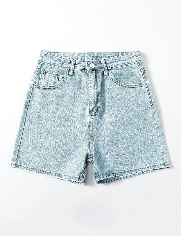 Pantaloni scurti SHEIN, albastru