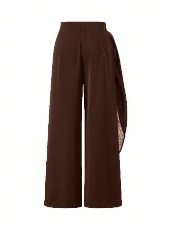 Pantaloni SHEIN, maro