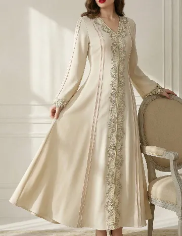 Rochie lunga SHEIN, bej
