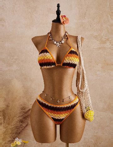 Costum de baie SHEIN, mix culori