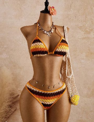 Costum de baie SHEIN, mix culori