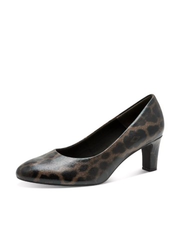 Pantofi Tamaris, animal print