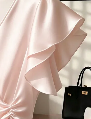 Bluza SHEIN CURVE, roz pal