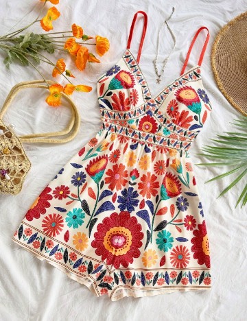 Salopeta SHEIN CURVE, mix culori