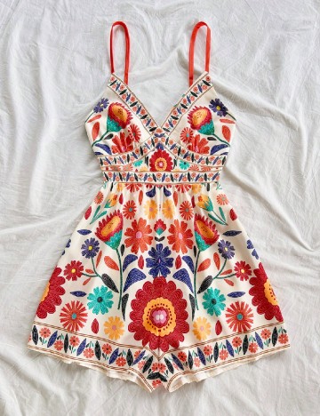 Salopeta SHEIN CURVE, mix culori