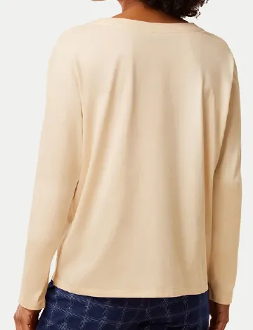 Bluza de pijama Triumph, crem