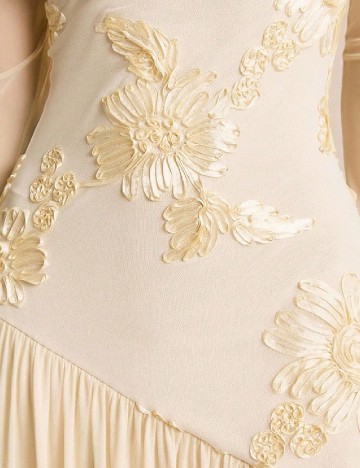 Rochie lunga SHEIN, crem