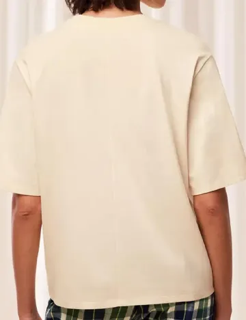 Tricou Triumph, crem