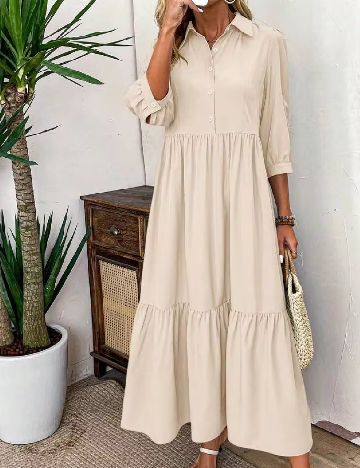 Rochie lunga SHEIN, bej