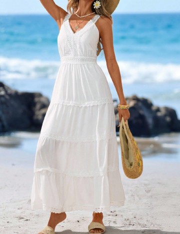 Rochie lunga SHEIN, alb