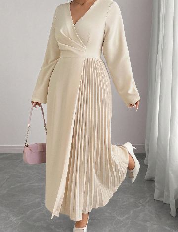 Rochie lunga SHEIN CURVE, crem