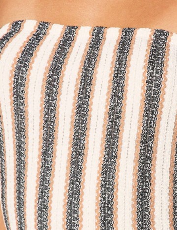 Rochie lunga Missguided, alb/maro