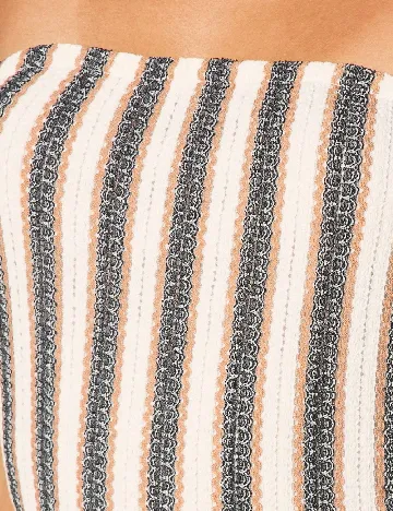 Rochie lunga Missguided, alb/maro
