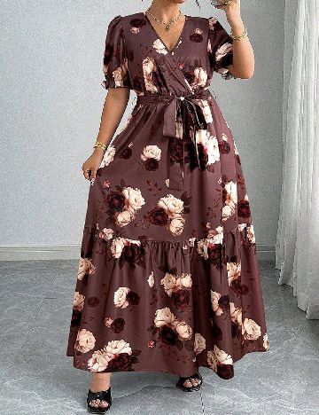 Rochie lunga SHEIN CURVE, floral