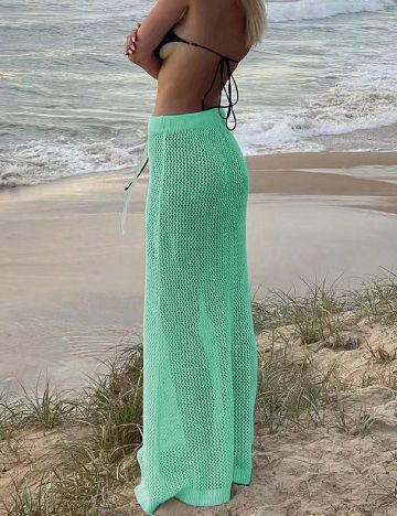 Fusta de plaja SHEIN, verde