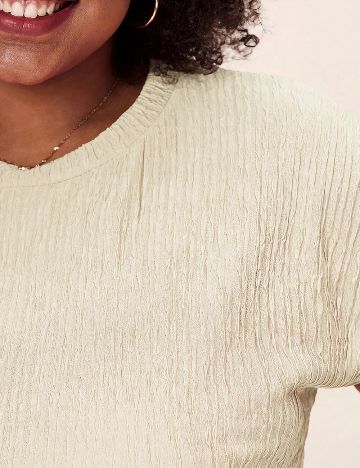 Bluza SHEIN CURVE, crem