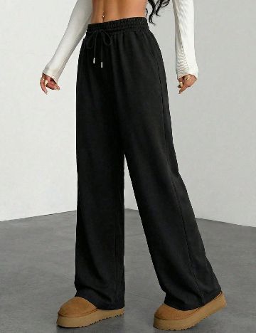 Pantaloni SHEIN, negru