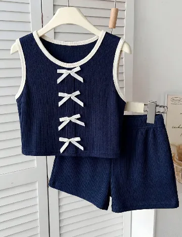 Compleu Shein Kids, bleumarin
