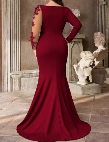 Rochie lunga SHEIN CURVE, rosu