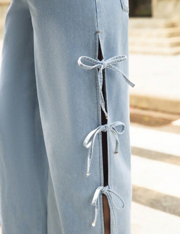 Pantaloni SHEIN Maternity, albastru