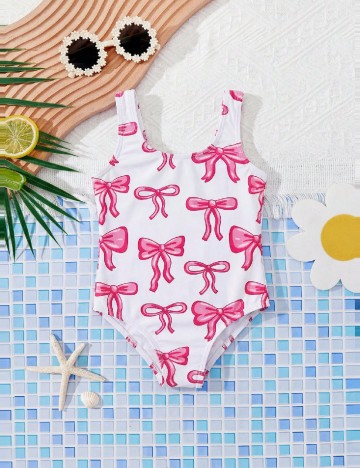 Costum de baie Shein Kids, alb