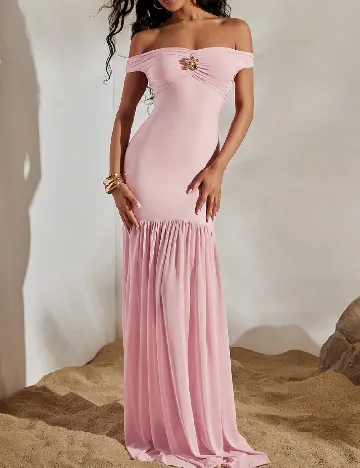 Rochie lunga SHEIN, roz