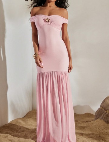 Rochie lunga SHEIN, roz