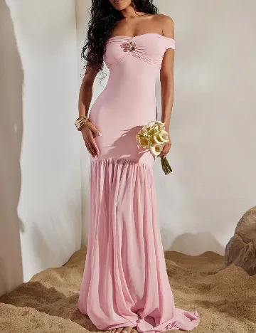 Rochie lunga SHEIN, roz