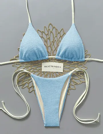 Costum de baie SHEIN, albastru