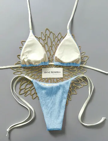 Costum de baie SHEIN, albastru
