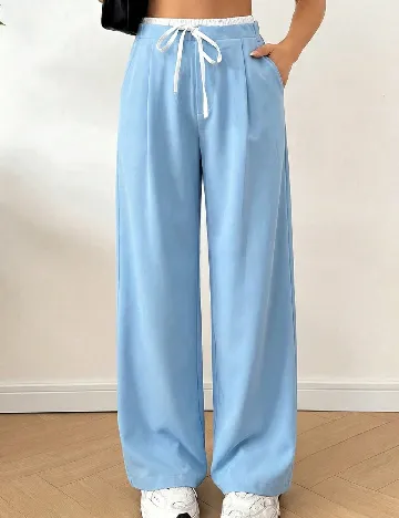 Pantaloni SHEIN, albastru