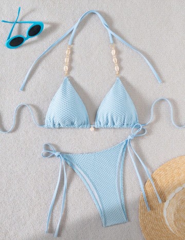 Costum de baie SHEIN, albastru
