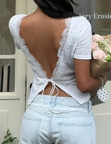 Top SHEIN, alb