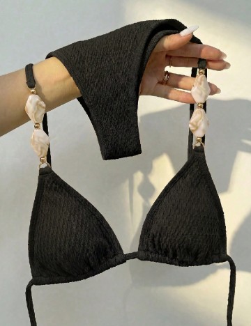 Costum de baie SHEIN, negru