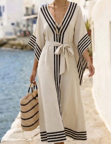 Rochie lunga SHEIN, crem