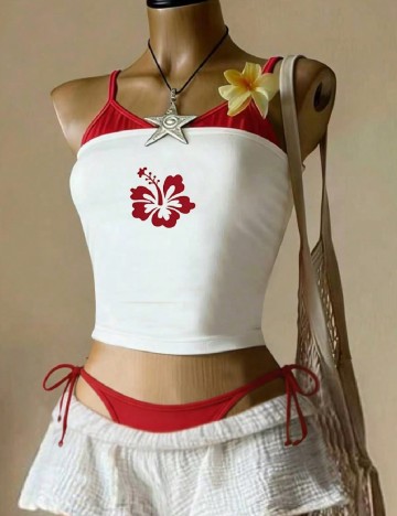 Top SHEIN, alb