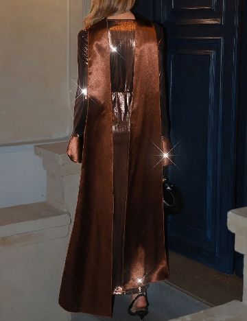 Rochie lunga SHEIN, maro