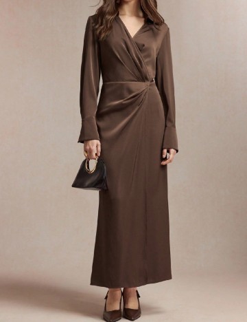 Rochie lunga SHEIN, maro
