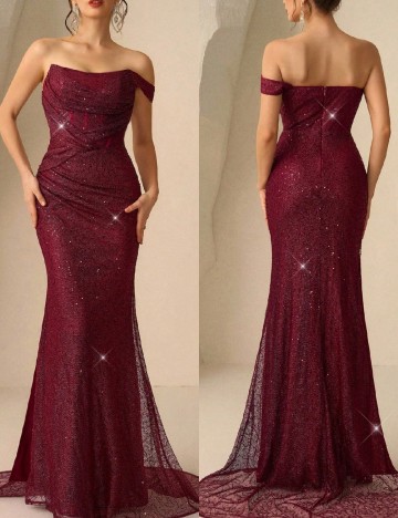 Rochie lunga SHEIN, rosu