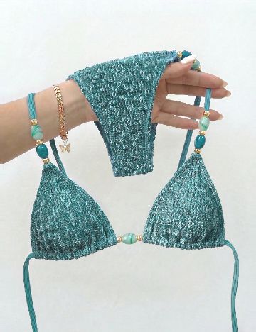 Costum de baie SHEIN, albastru