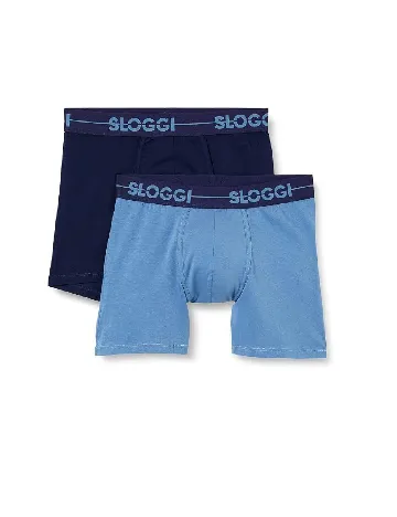 Set Boxeri 2 perechi Sloggi by Triumph, albastru