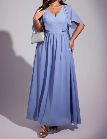 Rochie lunga SHEIN CURVE, albastru