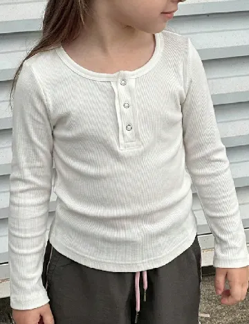Bluza Dazy Kids, alb