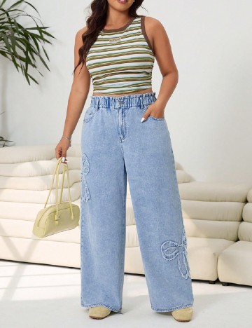 Blugi SHEIN CURVE, albastru