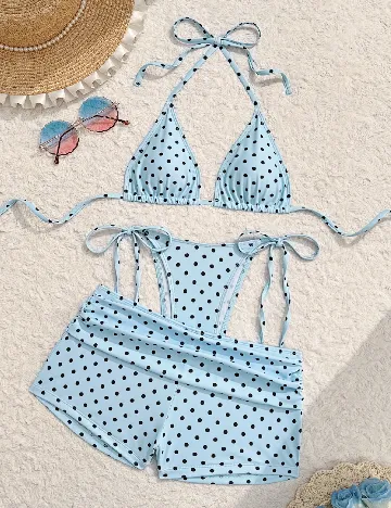 Costum de baie SHEIN, albastru