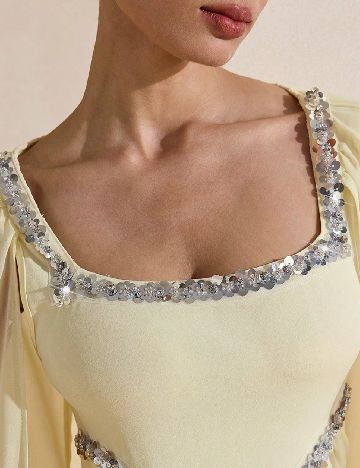 Rochie lunga SHEIN, galben