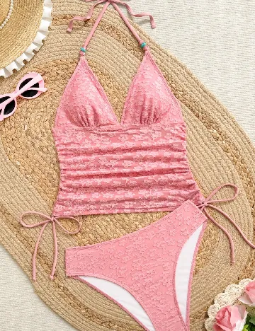 Costum de baie SHEIN, roz