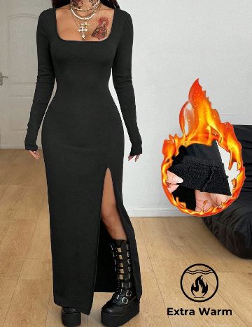 Rochie lunga SHEIN, negru