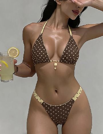 Costum de baie reversibil SHEIN, mix culori